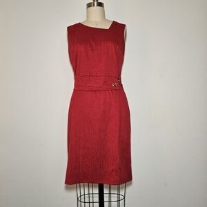 Enfocus Studio Asymmetrical Red Dress